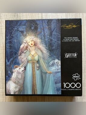The Snow Queen 1000-Piece Glitter Edition Puzzle - Buffalo Puzzles new